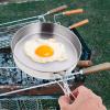 IMIKEYA Camping Cookware Pot, Portable Stainless Steel Camp Cook Pan, Lightweight Stackable Camping Pots for Outdoor Backpacking Hiking Picnic(5.82inch) view 3