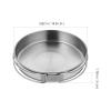 IMIKEYA Camping Cookware Pot, Portable Stainless Steel Camp Cook Pan, Lightweight Stackable Camping Pots for Outdoor Backpacking Hiking Picnic(5.82inch) view 4