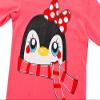 Babygp 2 Pieces Pajamas Sets Little Girls Long Sleeves Sleepwears 100% Cotton Clothes Toddler Kid PJs(Red Penguin,9 Years) view 4