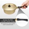 AHIER Korean Ramen Cooking Pot, Korean Ramen Noodle Pot with Lid, Spoon view 4