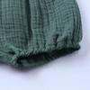 EISHOW Infant Baby Soft Ruffle Shorts Bloomers Toddler Boy Girl Solid Cotton Linen Blend Basic Bottom Cute Loose Harem Shorts (3-4 Years, D-Green) view 4