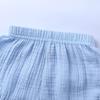 EISHOW Infant Baby Soft Ruffle Shorts Bloomers Toddler Boy Girl Solid Cotton Linen Blend Basic Bottom Cute Loose Harem Shorts (2-3 Years, D-Blue) view 4