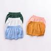 EISHOW Infant Baby Soft Ruffle Shorts Bloomers Toddler Boy Girl Solid Cotton Linen Blend Basic Bottom Cute Loose Harem Shorts (2-3 Years, D-Pink) view 3