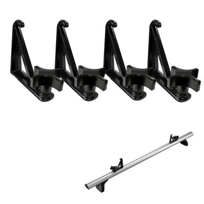 T-Slot Load Stops Brackets for Truck Crossbar, Ladder & Kayak, 4 Pack