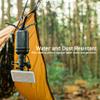 ELECOM NESTOUT Outdoor Camping LED Panel Flashlight w/ Mini Tripod, Dimmable USB Powered LED Light, IP44 Water Dust Resistant, 30-1000 Lumen, Portable Lantern for NESTOUT Power Bank, Beige (Flash-1) view 4