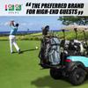 10L0L No-Drill Golf Cart Bag Holder, Universal Adjustable Rear Seat Attachment for 2+2 Seater with 1 Square Metal Frame Fits Yamaha EZGO Club Car view 2