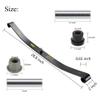 10L0L Golf Cart Front Leaf Spring Kit with Bushings & Sleeves for Club Car Precedent 2004-2008 & DS 1981-Up, Heavy Duty for Gas/Electric, OEM 1012030 1012322 1013867 1015108 view 4
