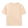 3 Pack Littie Kids Short Sleeve T-Shirt Crew Neck Solid Color Cotton Tee Tops Toddler Boys Girls Summer Clothes view 2