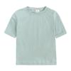 3 Pack Littie Kids Short Sleeve T-Shirt Crew Neck Solid Color Cotton Tee Tops Toddler Boys Girls Summer Clothes view 3