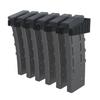 MIND&ACTION AR Magazine Holders,Detachable Mag Holders PMAG Wall Mount Gun Safes Gun Cabinet Organization Solution (Black 6x Mag Holders) view 1