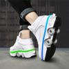 Roller Skates for Women & Men - Outdoor 2 in 1 Parkour Shoes with Wheels for Girls & Boys - Double Row Deform Kick Roller Skates - Quad Skating Shoes for Recreation view 3