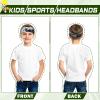10 Pieces Boys Athletic Sweatbands - 16 inch Elastic Wicking Headbands, Hair Bands & Soft Head Wraps for Sports and Activities (Camouflage Style) view 4