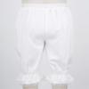 JEEYJOO Big Girls Solid Color Victorian Steampunk Pantaloons Bloomers Lace Trim Baggy Pants Underpants White 4 Years view 3