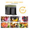 DEROOS Soft Cooler Bag Lightweight Leak Proof Portable Cooler, 35Cans Insulated Waterproof Backpack Deep Freeze 72-Hour Cooler Bag for Hiking Camping Picnic Fishing Beer for Men Women, Grey view 4