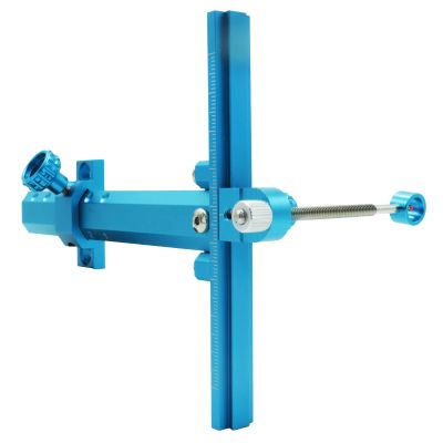 Recurve Sight 5.9" T Shape Aluminum with Ring Fiber Pin Bow Accessories for Olympic Style Recurve Competition Archery Practice Hunting Compound Bow
