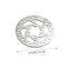 BESPORTBLE Electric Scooter Brake Disc Rotor, 6 Bolt Stainless Steel 120mm, Smooth Friction Reduction for Scooters and Bikes view 2