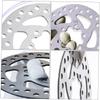 BESPORTBLE Electric Scooter Brake Disc Rotor, 6 Bolt Stainless Steel 120mm, Smooth Friction Reduction for Scooters and Bikes view 3