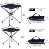 IEHBJA Mini Camping Stool Portable Folding Chairs Lightweight Fishing Stool with Carry Bag Ideal for Picnic Garden BBQ Travel Hiking Beach Gathering,L view 3