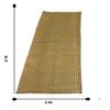 deal Kusha Grass Straw Mat for Yoga Meditation Pranayam Sleeping and Prayer Size of 4 fit Wide, 6 fit Length (Pack of 1) view 2