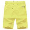 BASADINA Boys Shorts with Adjustable Waist School Chino Shorts for Kid 4-14 Years, 6 Colors to Choose Yellow view 2