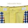 BASADINA Boys Shorts with Adjustable Waist School Chino Shorts for Kid 4-14 Years, 6 Colors to Choose Yellow view 4