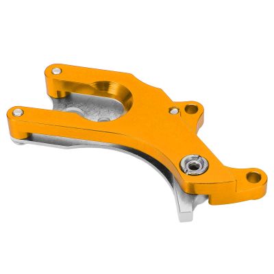 Bike Disc Brake Adapter Aluminum Alloy Bicycle Disc Brake Conversion Bicycle Brake Adapter Bicycle Brake Accessories Bike Disc Brake Adapter Converter Bike Modification Converter Frame Adapter(Gold)