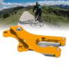 Bike Disc Brake Adapter Aluminum Alloy Bicycle Disc Brake Conversion Bicycle Brake Adapter Bicycle Brake Accessories Bike Disc Brake Adapter Converter Bike Modification Converter Frame Adapter(Gold) view 3