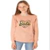 Barbie T-Shirt Girls Kids Doll Leopard Print Heart Pink Frilled Top 5-6 Years view 2