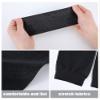 Geyoga 12 Pairs Sheer Ankle Socks Thin Nylon Transparent Ankle High Hosiery Socks Short Dress Stockings for Women(Large,Black) view 2