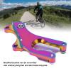 HERCHR Bicycle Brake Fixed Seat Converter, Aluminum Alloy Road Durable Bike Disc Brake Conversion Seat Fixed Seat Adapter(Color) view 2