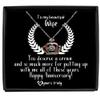 Gift for Wife from Husband on Anniversary, Necklace for Wife, Funny Gift for Wife From Husband view 1