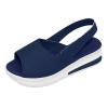 ZBYY Womens Slip On Loafers Fashion Sneakers for Women Comfort Chunky Wedge Low Top Work Nurse Walking Shoes view 4