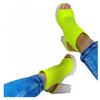 ZBYY Women's Summer Sandals Fish Mouth Knitted Chunky Heel Open Toe Heeled Sandals Platform Prom Dress Shoes view 1