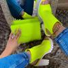 ZBYY Women's Summer Sandals Fish Mouth Knitted Chunky Heel Open Toe Heeled Sandals Platform Prom Dress Shoes view 2
