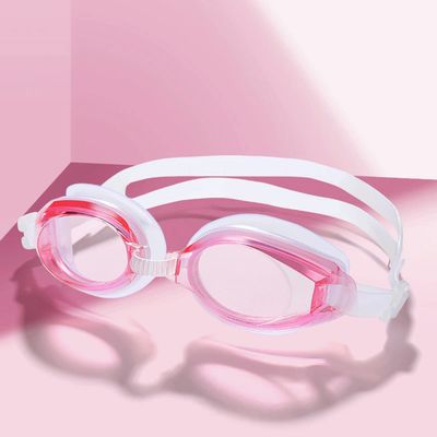 Feilx Men and Women Flat Swimming Goggles HD Waterproof Anti-Fog Adult Swimming Goggles Comfortable Polarized Anti-Fog Swimming Goggles for Adult (Color : D)