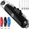 Ball Pump for Sports Balls - 5 Needles - Basketball Pump, Soccer Ball Pump - Air Pump for Balls, Volleyball, Football Accessories Equipment - Hand Pump for Inflatables - Never Lose Pin with Holder view 1