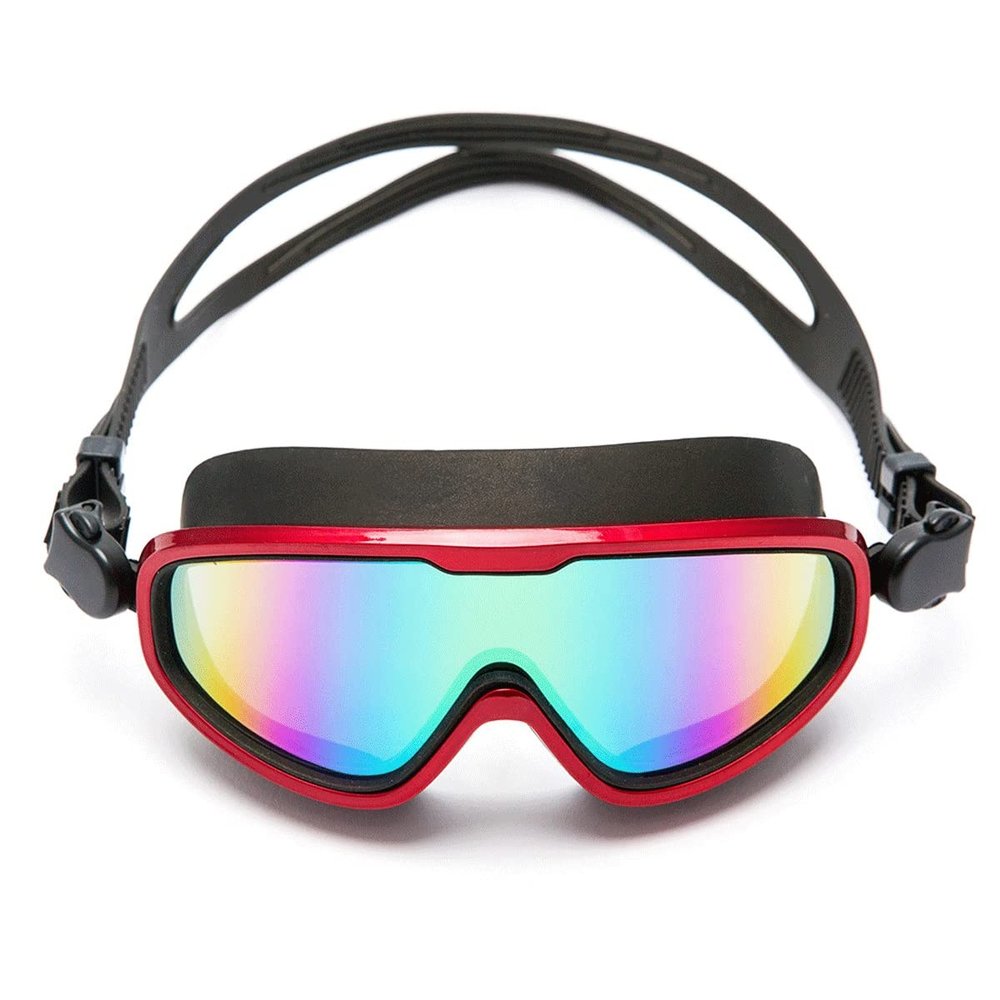 Feilx Swimming Goggles Snorkel Diving Mask for Adult Men Women Youth, Anti-Fog 180Clear View Swim Goggles (Color : B)