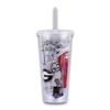 Magnolia Lane Georgia College Football Bulldogs School Spirit 22oz Tumbler with Lid & Straw, Clear, 20162 view 1