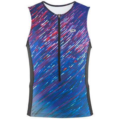 Garneau Men's Slim Fit RPM Tri Tank, Meteor Shower, Small