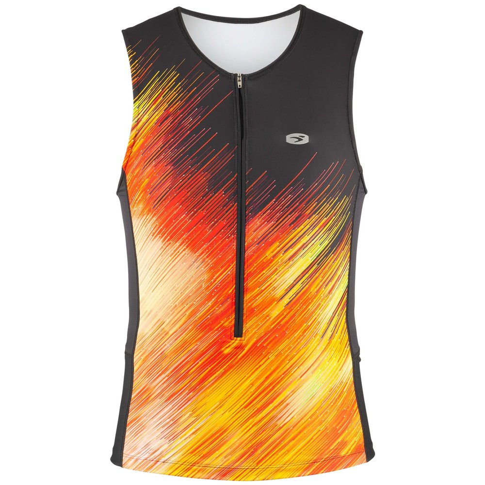 Garneau Men's Slim Fit RPM Tri Tank, Raging Fire, Small