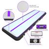 AWSUM Gymnastics Mat 10ft 13ft 16ft 20ft 23ft inflatable Tumble Track mats 4/8 inches Thick tumbling mat with Electric Pump for Home/Gym/Purple view 4