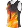 Garneau Men's Slim Fit RPM Tri Tank, Raging Fire, Medium view 4