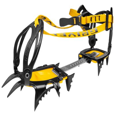 Grivel Air Tech 12-Point Mountaineering Crampons  Steel Ice & Mixed Terrain Crampon with Antibott, CE EN 893 Certified