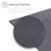 Sunshine Yoga Explore Yoga Mat Roll, 24in x 100ft Exercise Mat, 4mm Thick Non-Slip Gym Mat for Home Workout and Fitness, Anti-Tear, Cut up to 17 Regular Yoga Mats, Charcoal view 3