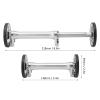 Dilwe Easy Wheels Extension Bar, Easy Wheel Extension High Strength Lightweight Telescopic Folding Extension Rod for Brompton 3sixty(Silver) view 2