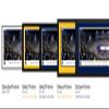 2022 NHL Stadium Series, Tampa Bay Lightning vs Nashville Predators - 44x18-inch Double Mat, Deluxe Framed Picture by Blakeway Panoramas view 2