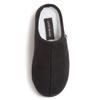 Lucky Brand Boys Memory Foam Microsuede Sherpa Clog Slippers, Fuzzy Non Slip Indoor Outdoor House Shoes, Kids Bedroom Clogs, Black, Size 2-3 view 1