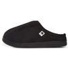 Lucky Brand Boys Memory Foam Microsuede Sherpa Clog Slippers, Fuzzy Non Slip Indoor Outdoor House Shoes, Kids Bedroom Clogs, Black, Size 2-3 view 3