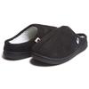 Lucky Brand Boys Memory Foam Microsuede Sherpa Clog Slippers, Fuzzy Non Slip Indoor Outdoor House Shoes, Kids Bedroom Clogs, Black, Size 2-3 view 4