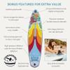 RAVE Sports Kota Series Inflatable Stand Up Paddle Boards 11 ft 2 in with Premium SUP Paddle Board Accessories, Stable Design & Non-Slip Comfort Deck for Youth & Adults view 4